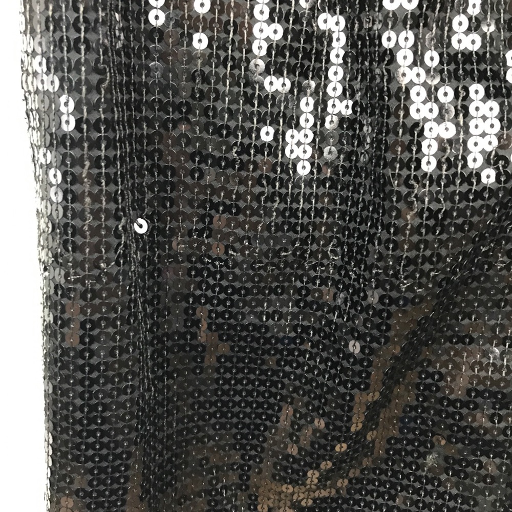 NEW Forever 21 Black Sequin Strapless Mini Dress Small Flaws - Picture 8 of 12